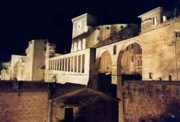 Pitigliano nachts